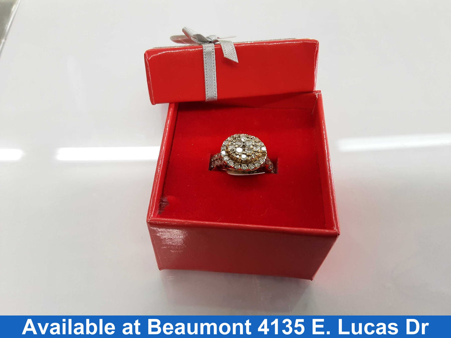 Ring - Wedding Set - Yellow Gold 10k (.417) 5.5 grams Size 7