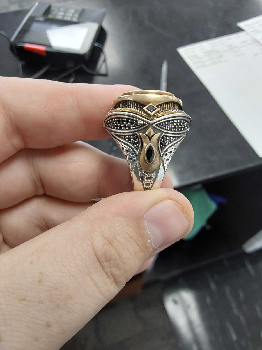 Men's Ring - Silver 25.5 Grams Size 11