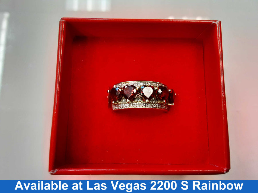 Women's Ring - Yellow Gold 10k (.417) 3.8 grams Size 7