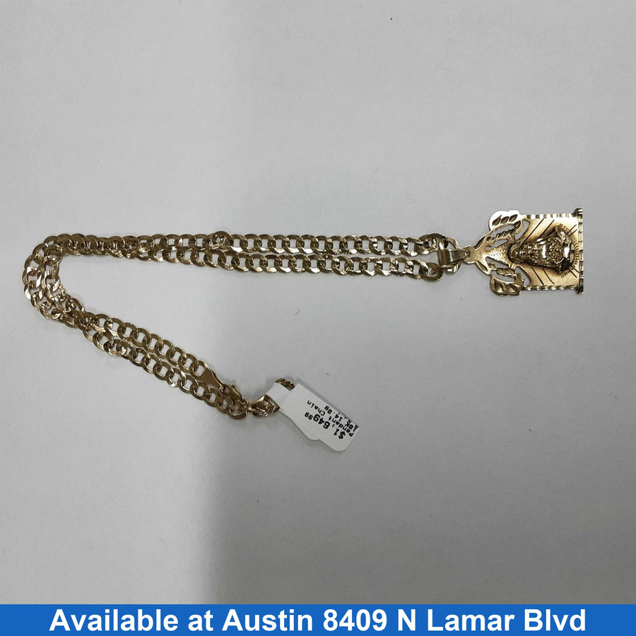 Chain - Yellow Gold 10k (.417) 14 grams 16 inch