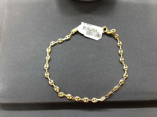 Bracelet - Yellow Gold 18k (.750) 2.2 grams 7 inch