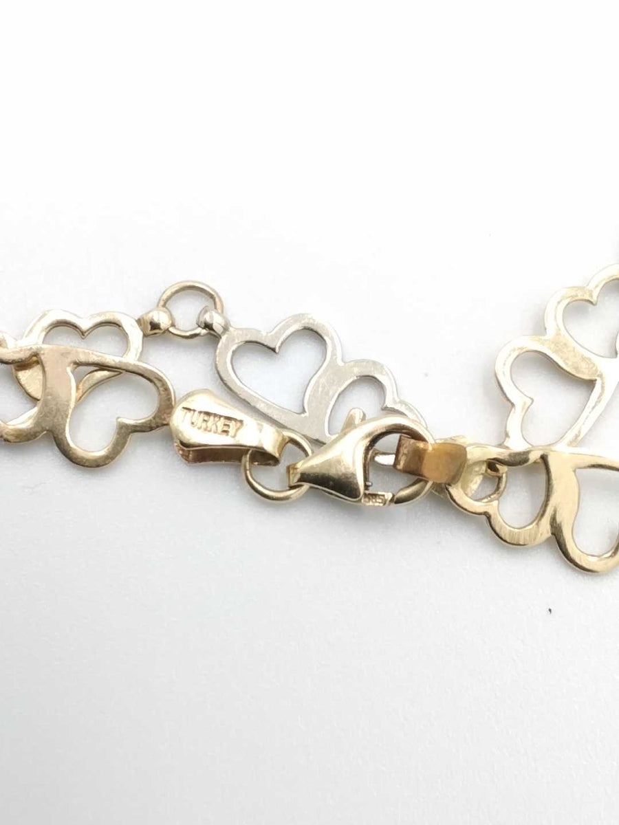 Bracelet - Tricolor Gold 14k (.585) 3.7 grams 7 inch