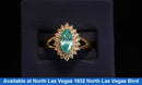 Women's Ring - Yellow Gold 14k (.585) 4.2 grams Size 8.5