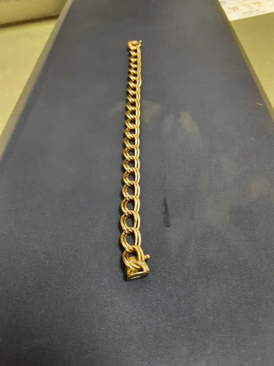 Cable Bracelet - Yellow Gold 14k (.585) 9.1 grams 7 inch