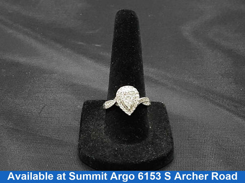 Women's Ring - White Gold 14k (.585) 3 grams Size 8