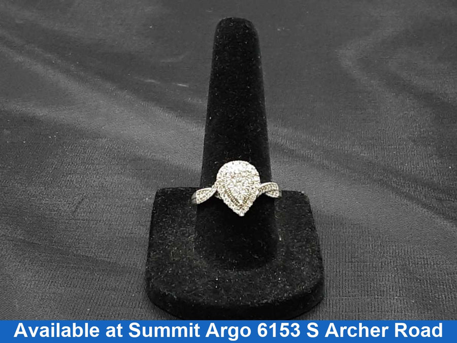 Women's Ring - White Gold 14k (.585) 3 grams Size 8