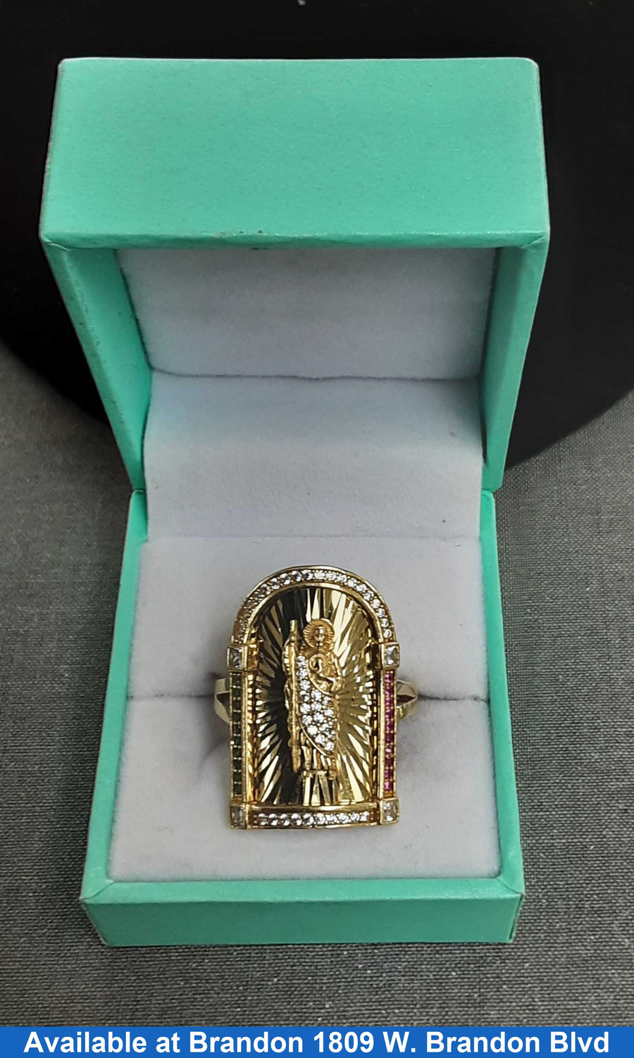 Men's Ring - Yellow Gold 14k (.585) 5.8 grams Size 10