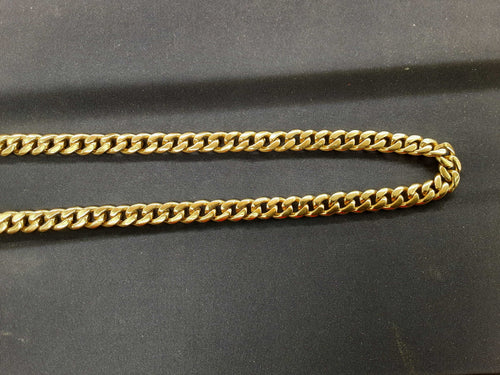 Cuban Link Chain - Yellow Gold 14k (.585) 109.2 grams 20 inch