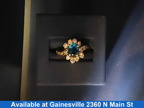 Women's Ring - Yellow Gold 14k (.585) 4.3 grams Size 7