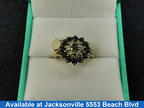 Women's Ring - Yellow Gold 14k (.585) 2.4 grams Size 7