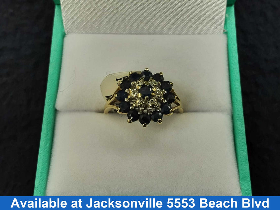 Women's Ring - Yellow Gold 14k (.585) 2.4 grams Size 7