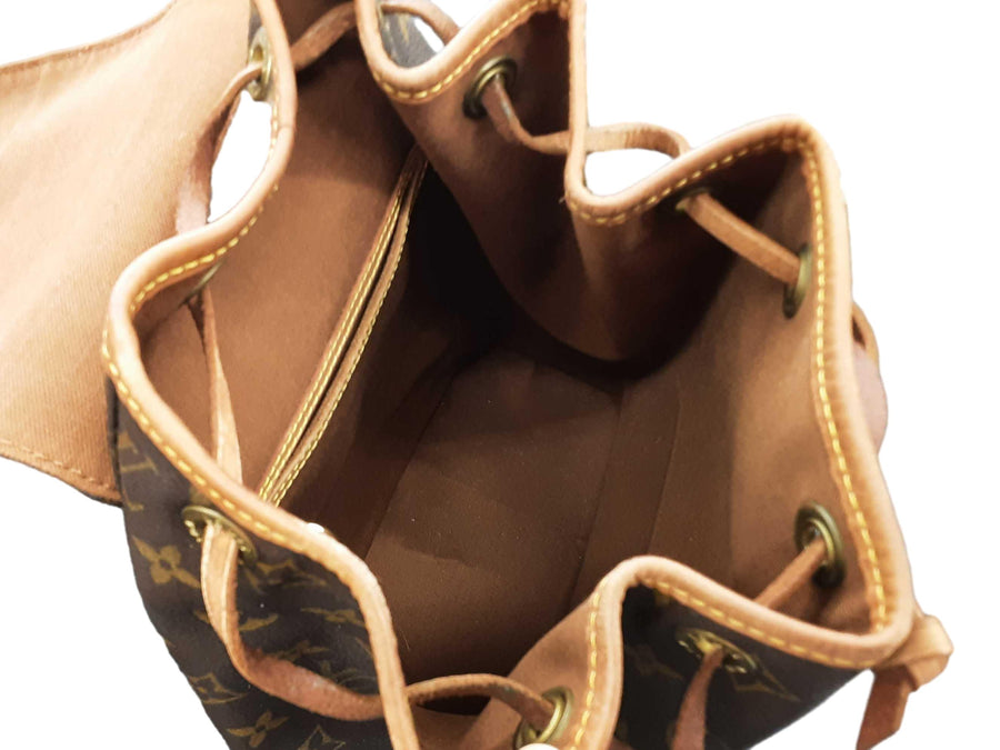 Louis Vuitton Montsouris Pm Brown Backpack / Briefcase / Bag