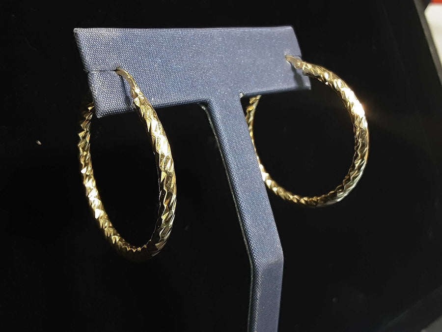 Bangle Earrings - Yellow Gold 14k (.585) 2.6 grams
