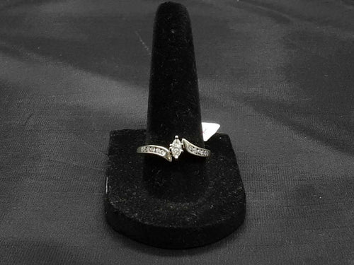 Ring - Engagement Set - White Gold 14k (.585) 2.5 grams Size 8.5