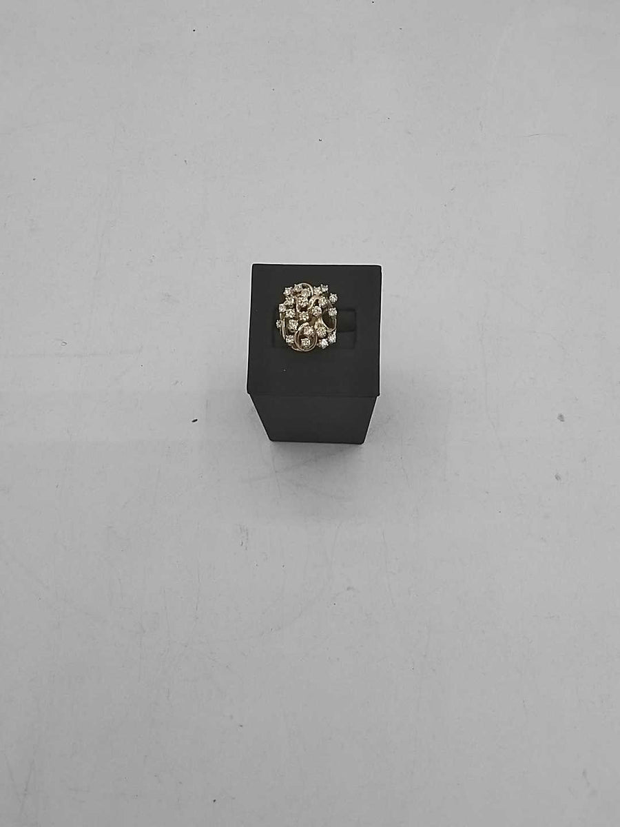 Women's Ring - Yellow Gold 14k (.585) 9.7 grams Size 20