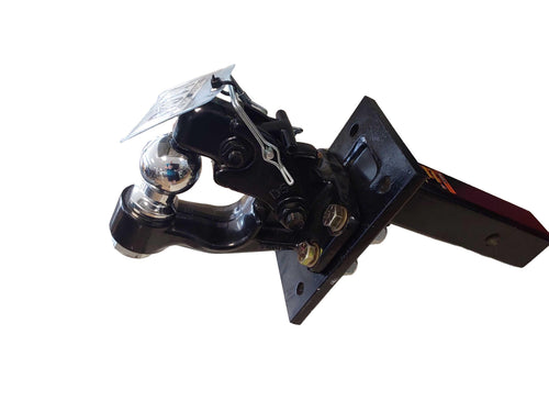 Pintle Hook Mount Pm87 Black Tow Strap / Chain