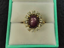 Women's Ring - Yellow Gold 18k (.750) 7.4 grams Size 7.5
