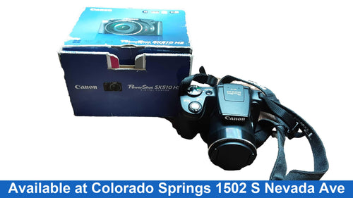 Canon Sx510 Hs Black Digital Camera