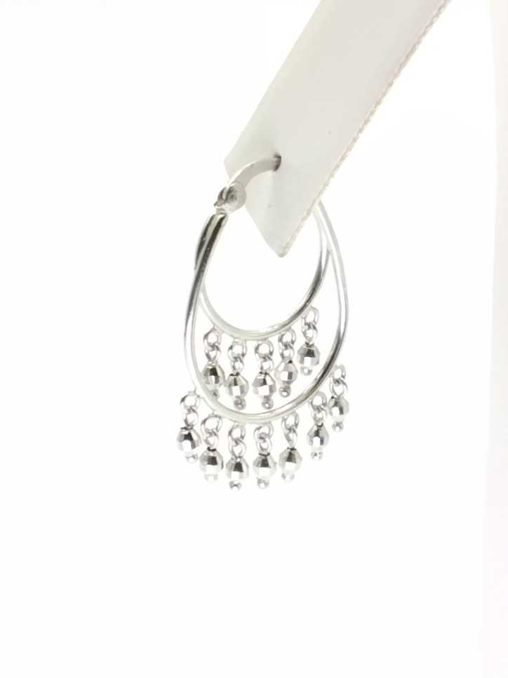 Jacket Earrings - White Gold 14k (.585) 3.3 grams