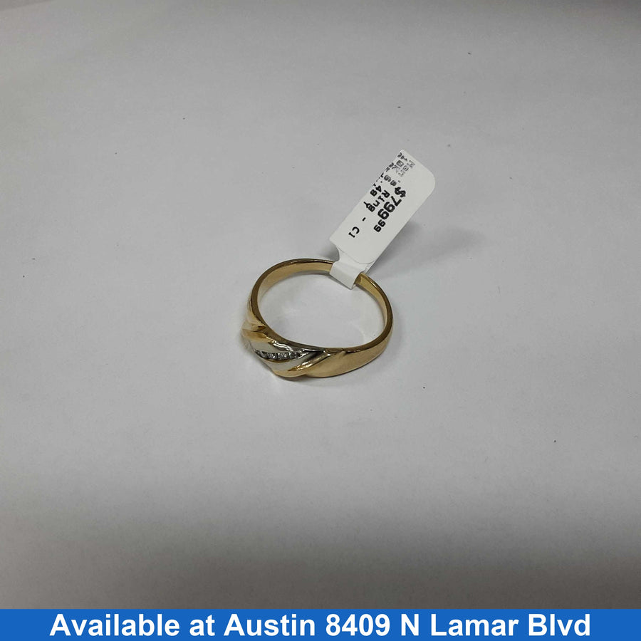 Men's Ring - Yellow Gold 10k (.417) 6.4 grams Size 13