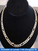 Figaro Chain - Yellow Gold 14k (.585) 62.2 grams 24 inch