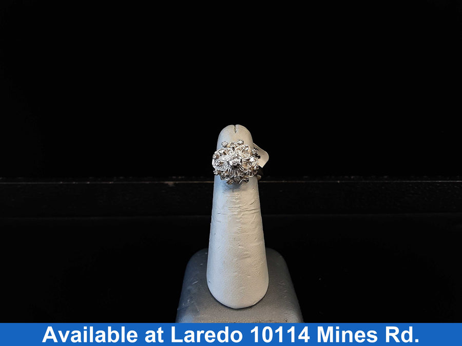 Women's Ring - White Gold 14k (.585) 5.4 grams Size 6