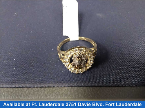 Men's Ring - Yellow Gold 10k (.417) 3.3 grams Size 10.5