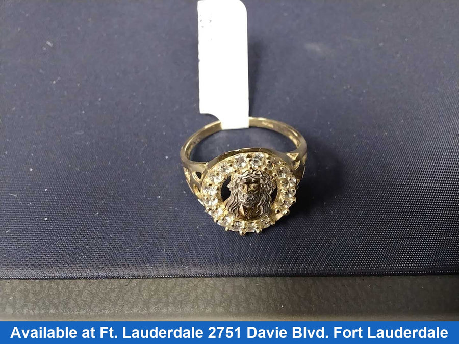 Men's Ring - Yellow Gold 10k (.417) 3.3 grams Size 10.5