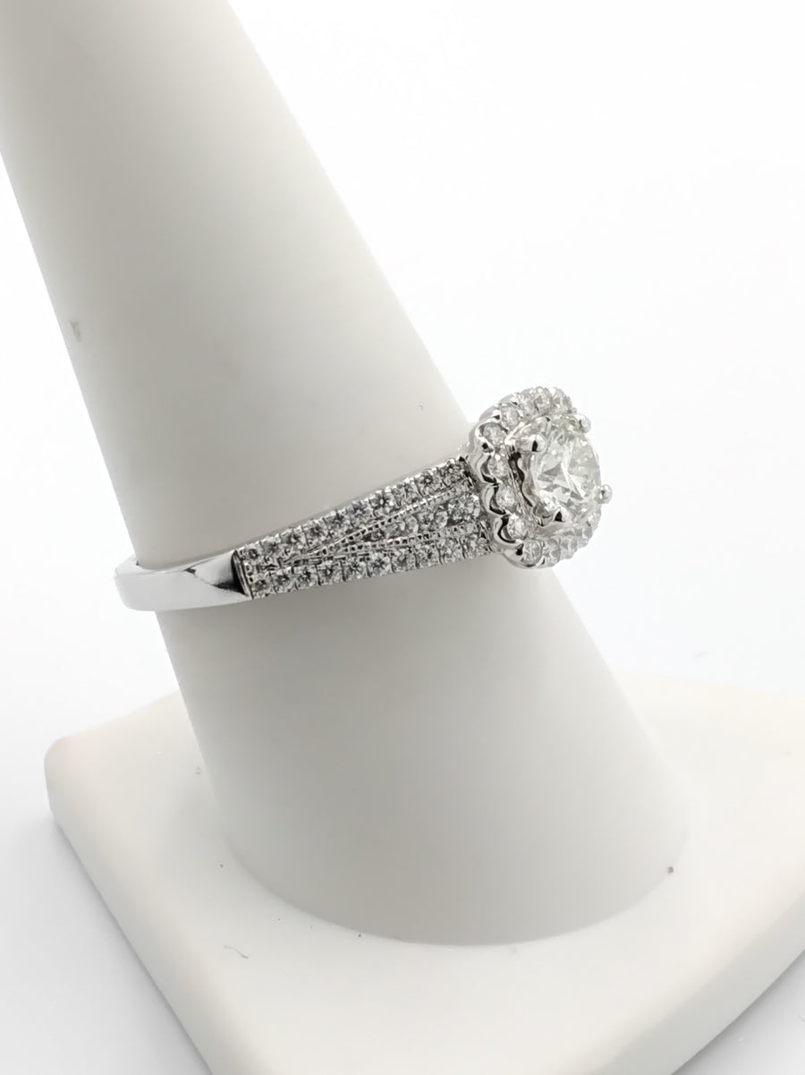 Women's Ring - White Gold 14k (.585) 4.4 grams Size 9