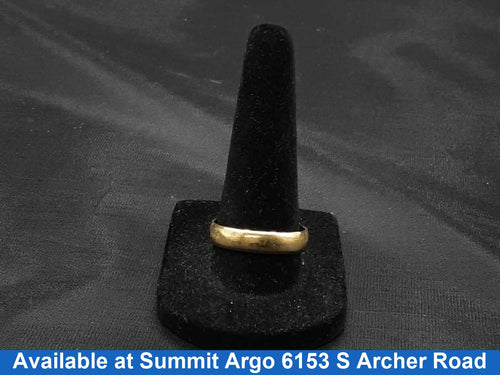 Ring - Wedding Band - Yellow Gold 14k (.585) 3.6 grams Size 10.5