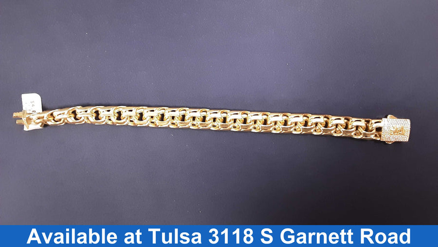 Link Bracelet - Yellow Gold 14k (.585) 28.6 grams 8 inch
