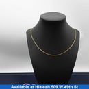Cuban Link Chain - Yellow Gold 14k (.585) 4.2 grams 20 inch