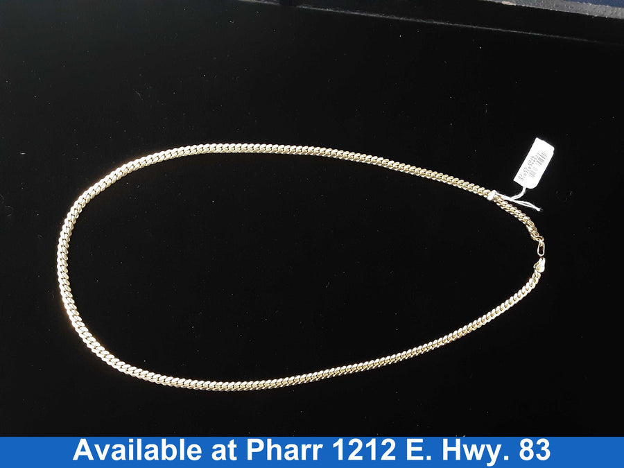 Cuban Link Chain - Yellow Gold 14k (.585) 25 grams 10 inch