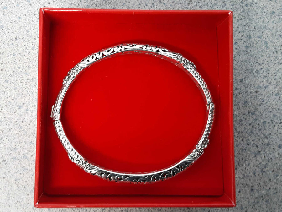 Bangle Bracelet - Silver 22.8 grams 8 inch
