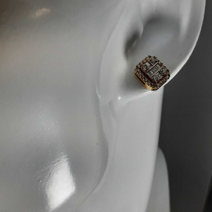 Earrings - Yellow Gold 10k (.417) 2.9 grams