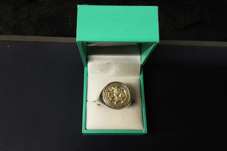 Men's Ring - Silver 17.6 grams Size 13.5