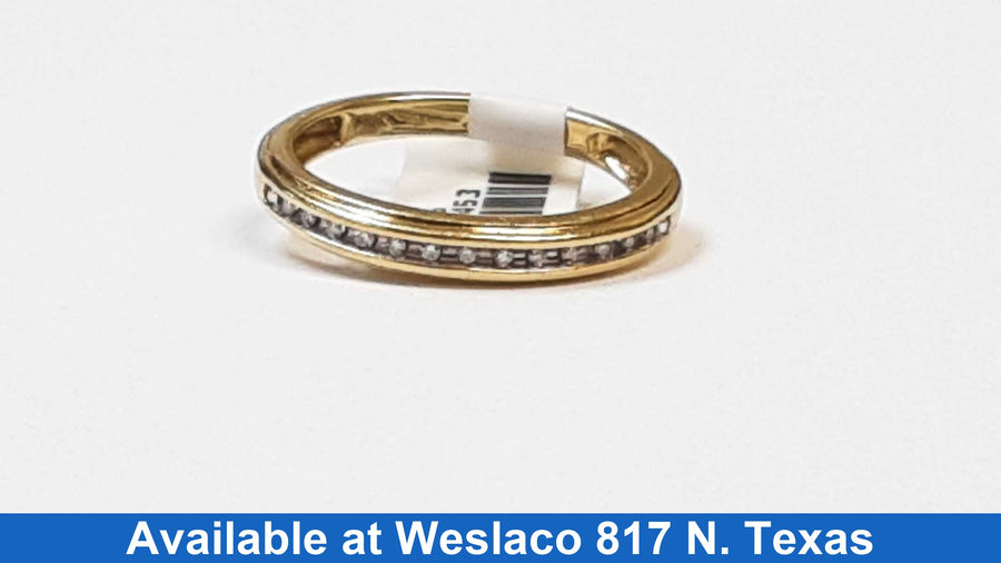 Ring - Wedding Band - Yellow Gold 10k (.417) 1.8 grams Size 7
