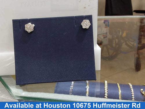 Earrings - White Gold 10k (.417) 2.8 grams
