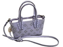 Christian Louboutin Spiked Nano Tote Purple Purple Purse / Handbag