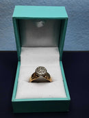 Women's Ring - Yellow Gold 10k (.417) 5.2 grams Size 7