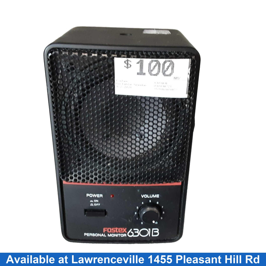 Fostex 6301b3e Black Portable Speaker