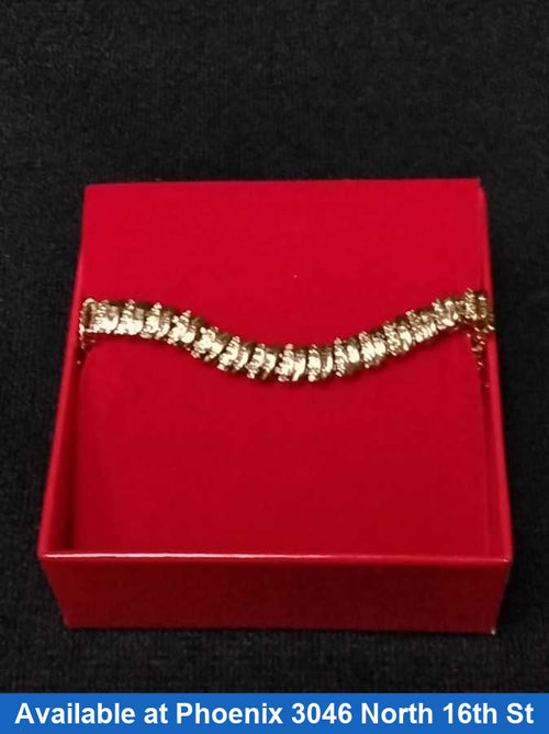 Tennis Bracelet - Yellow Gold 10k (.417) 21.7 grams 13 inch
