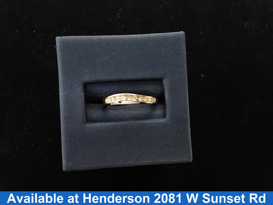 Ring - Wedding Band - Yellow Gold 10k (.417) 1 grams Size 20