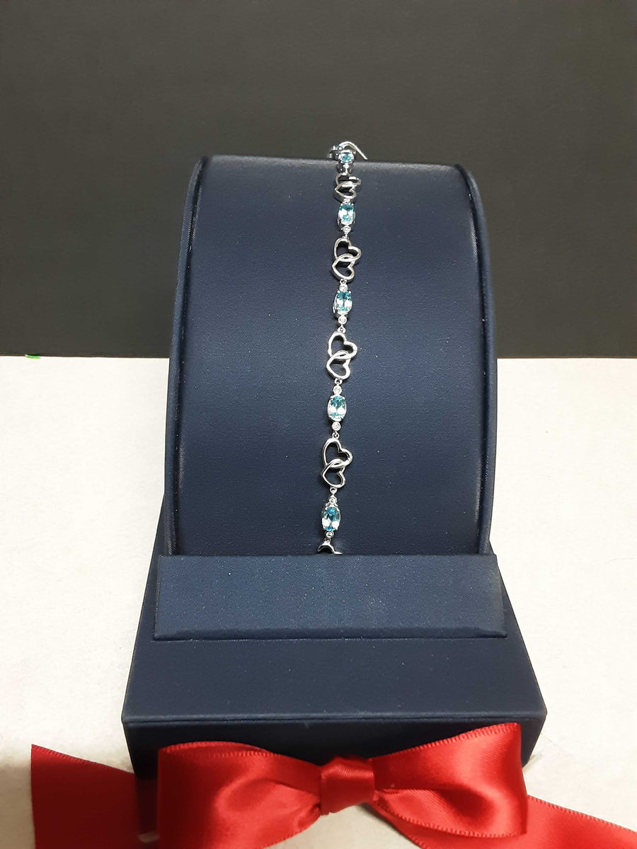 Bracelet - White Gold 10k (.417) 8.3 grams 5 inch