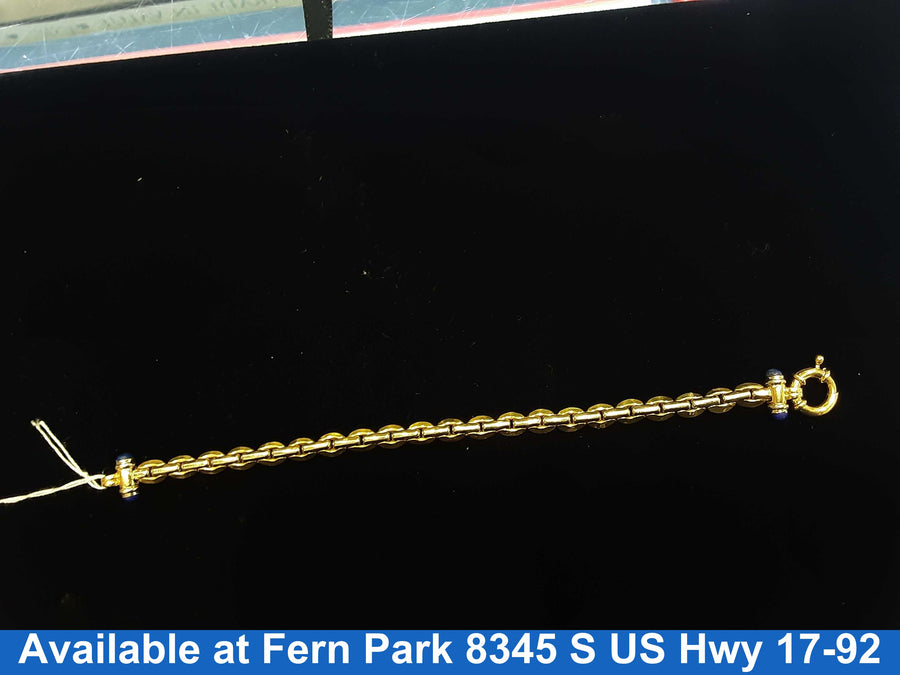 Bracelet - Yellow Gold 18k (.750) 14.4 grams 8 inch