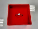Women's Ring - Solitaire - White Gold 14k (.585) 2.2 grams Size 7