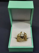 Women's Ring - Yellow Gold 14k (.585) 6.4 grams Size 7