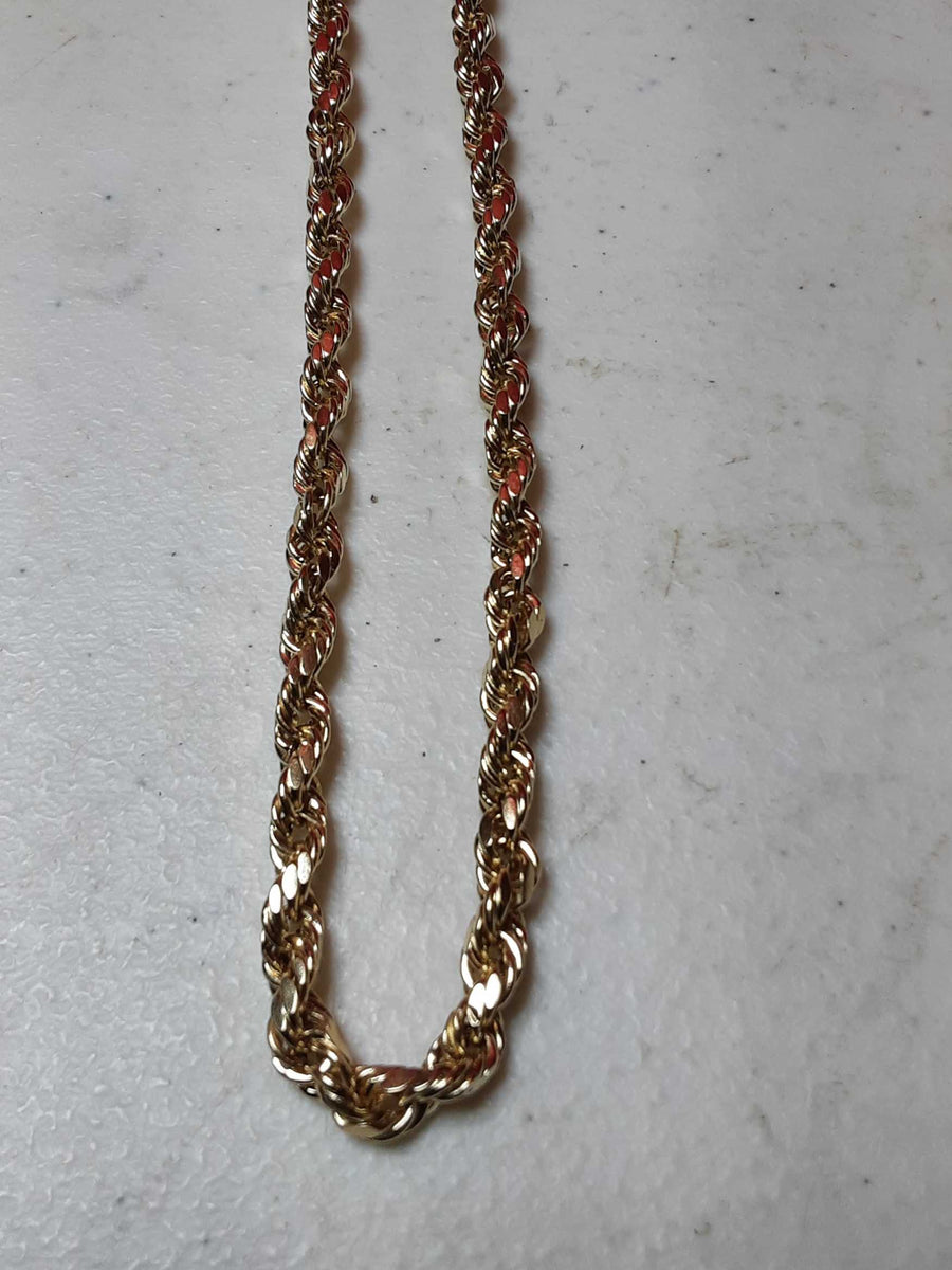 Rope Chain - Yellow Gold 10k (.417) 12.6 grams 24 inch