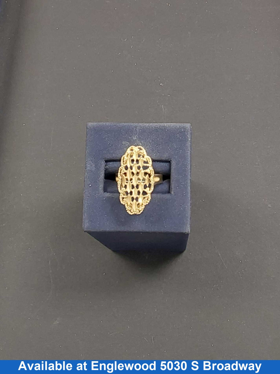 Women's Ring - Yellow Gold 14k (.585) 4 grams Size 5.5