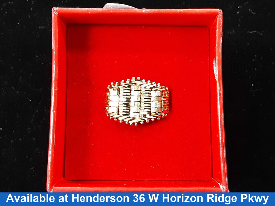 Women's Ring - Yellow Gold 14k (.585) 4.1 grams Size 20